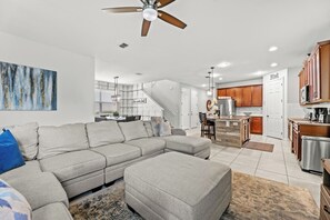 Living area - 5BR Pool Home, Near Disney, Orlando (Kissimmee)