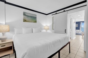 1 bedroom, iron/ironing board, bed sheets