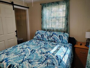 2 bedrooms, iron/ironing board, travel crib, WiFi