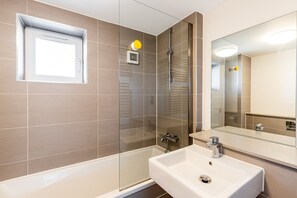 Shower, hair dryer