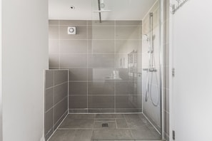 Shower, hair dryer