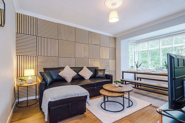 Bright natural light from large windows