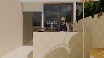 Bar tepi kolam renang