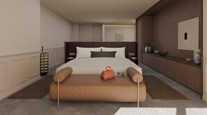 럭셔리 스위트, 시내 전망 | 객실 내 금고, 다리미/다리미판, 무료 WiFi