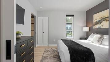 Desk, iron/ironing board, WiFi (free), bed sheets