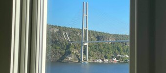 Lovely 1-bedroom apartment in Stathelle with sea view