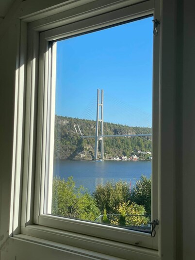 Lovely 1-bedroom apartment in Stathelle with sea view