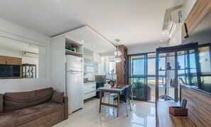 Basic Apartment | Living area | 32-inch Smart TV with digital channels