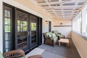 Townhouse, flere senger, balkong, hageutsikt (Pearl of the Promenade) | Terrasse/patio