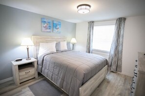 1 غرفة نوم ومكواة/لوح كي وواي فاي وملاءات أسرّة