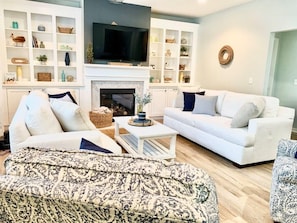 House, Multiple Beds, Patio, Garden View (Saltee Cove) | Living area | 42-inch flat-screen TV with digital channels