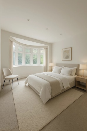 6 habitaciones, tabla de planchar con plancha, wifi y ropa de cama