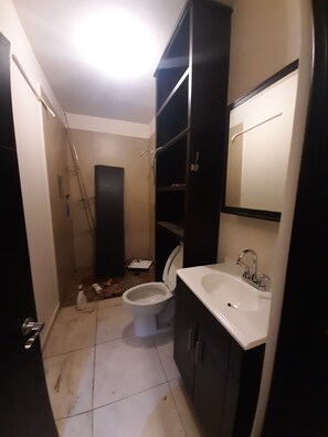 Towels, soap, toilet paper