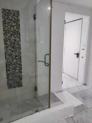 Towels, soap, toilet paper