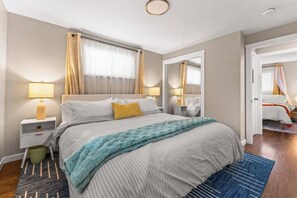 5 chambres, fer et planche à repasser, lit parapluie, Wi-Fi gratuit