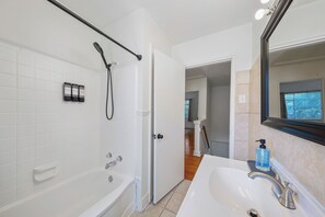 Towels, soap, toilet paper