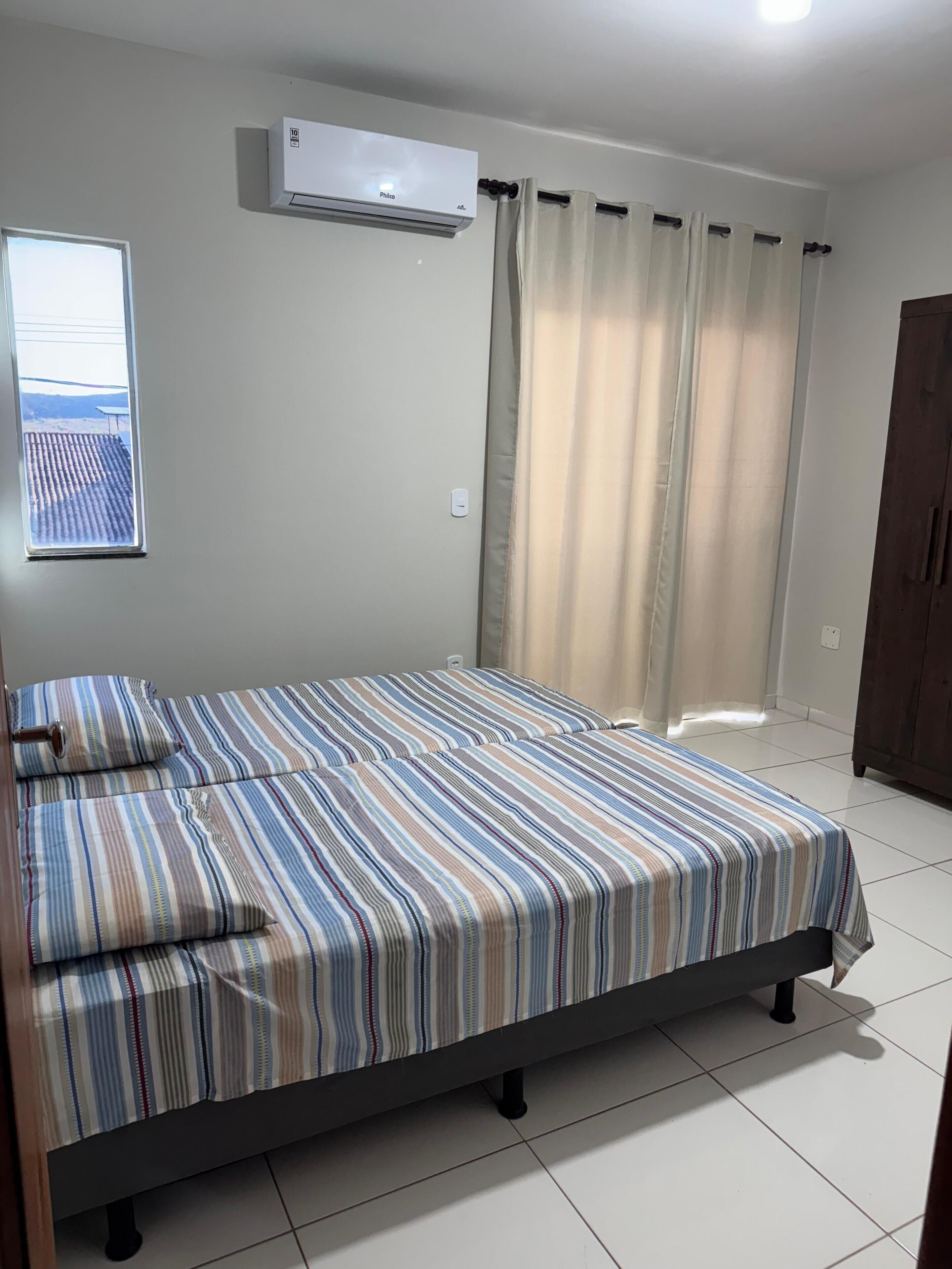 2 quartos, Wi-Fi, roupa de cama