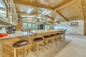 Dishwasher, coffee/tea maker, cookware/dishes/utensils - Hot Tub & Deck: Home 1 Mi to Ruidoso River! (Ruidoso)