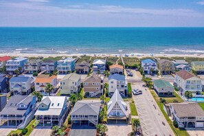 Exterior - Unique A-Frame Beach House: 'The Beacon at OIB' (Ocean Isle Beach)