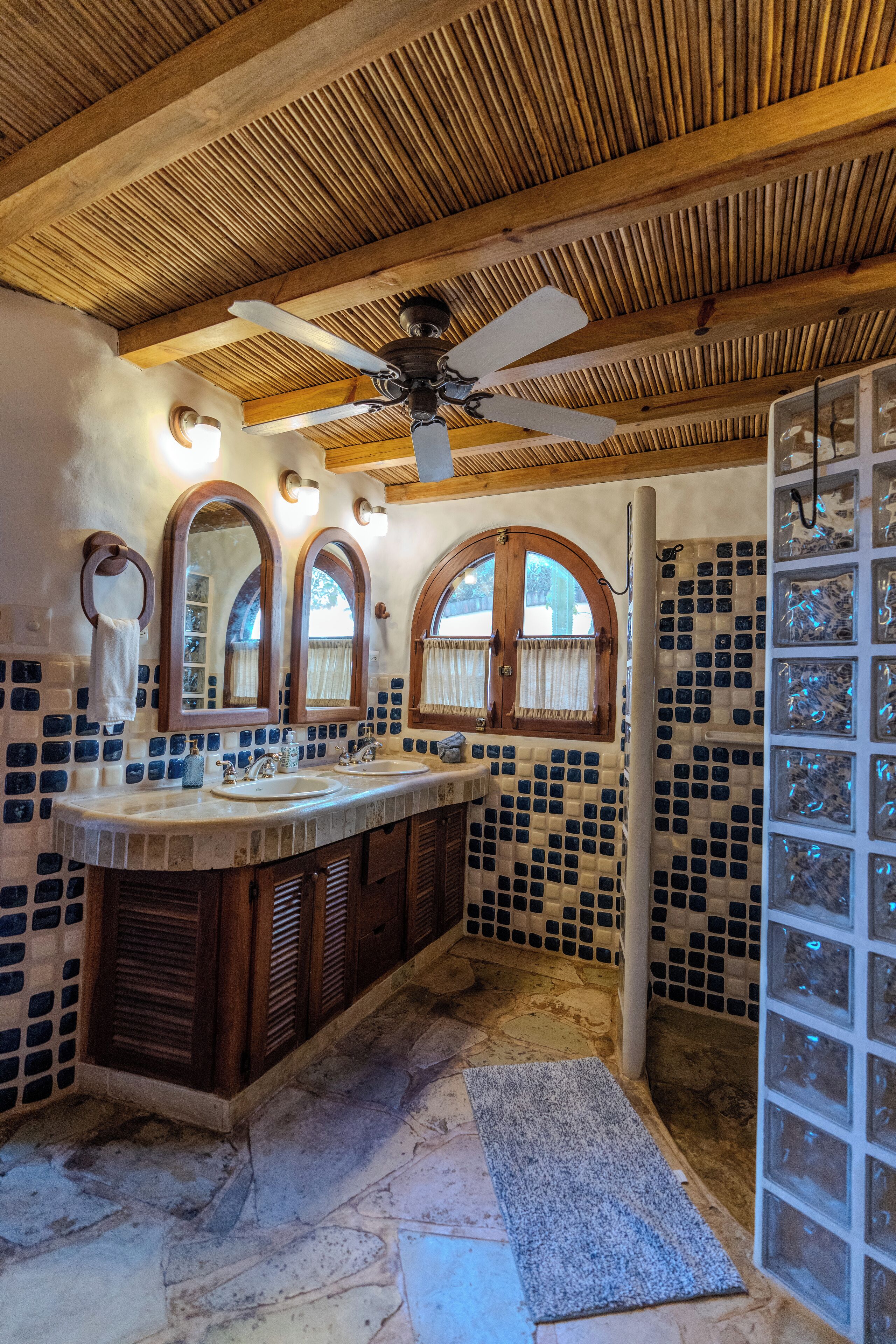 Bathroom | Shower, towels, soap, shampoo