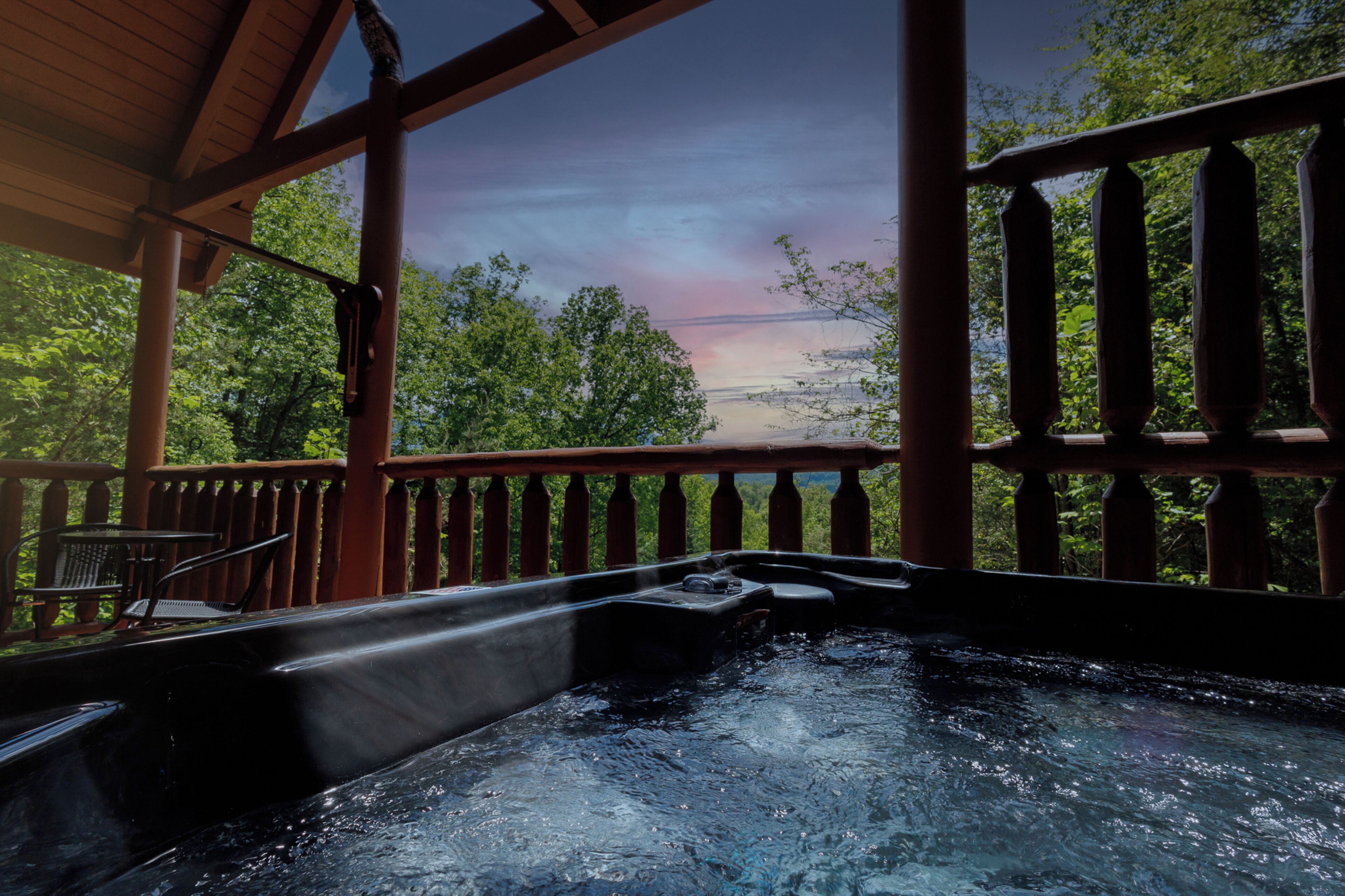 Bain à remous extérieur