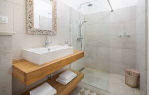 Shower, hair dryer
