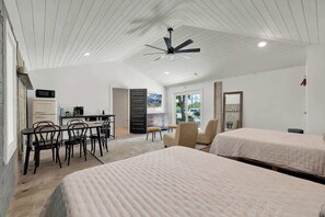 3 bedrooms, iron/ironing board, travel cot, WiFi