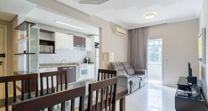 Apto 2 Qtos c/ Churrasq. a 650m da praia ESP0301