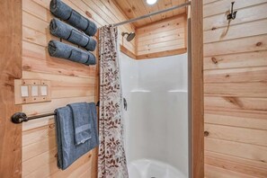 Shower, hair dryer