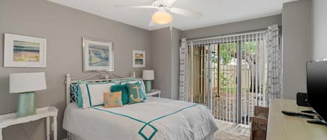 4 habitaciones, tabla de planchar con plancha, wifi y ropa de cama