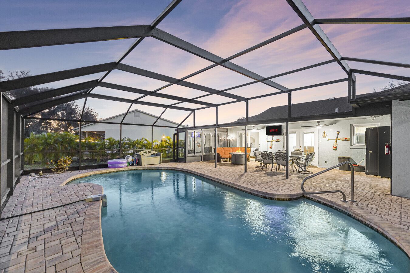 Udendørs pool, opvarmet pool