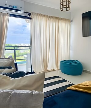 2 bedrooms, iron/ironing board, internet, bed sheets - Condo in Epic Punta Cana! Near Cocobongo (Punta Cana)