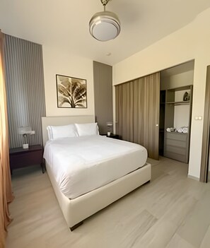 2 chambres, fer et planche à repasser, accès à Internet, literie fournie