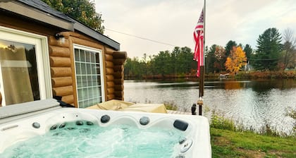 Welcome to Serenity Shores! 🌅 Soak in the private hot tub, unwind by the fire pit 🔥, and savor calming lake views. Pet-friendly 🐾 and perfect for recharging, exploring, and making memories.