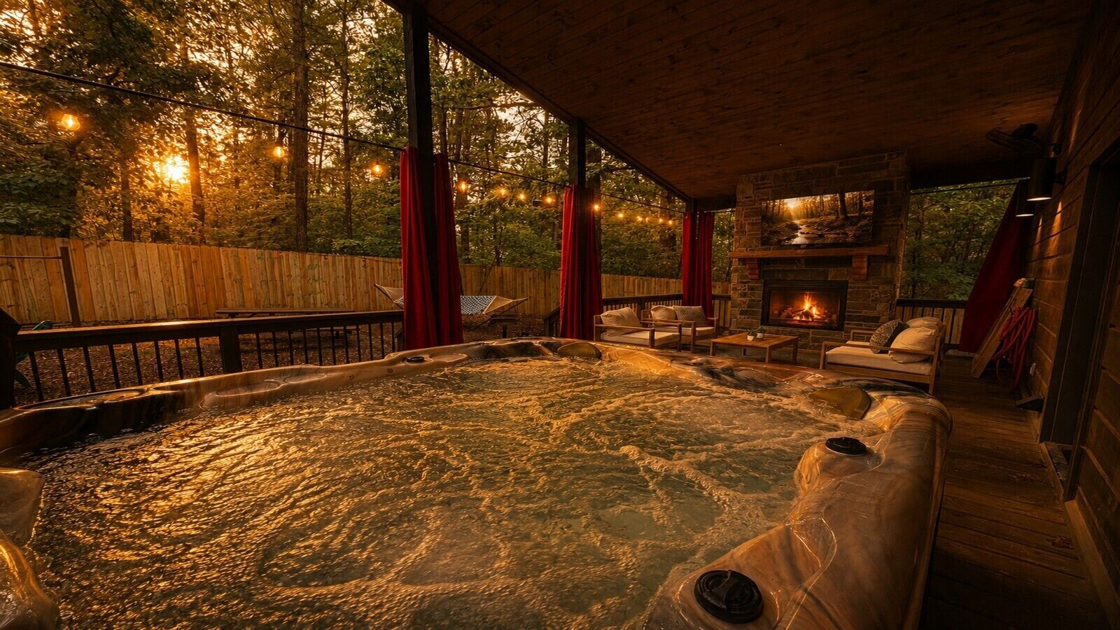 Bain à remous extérieur