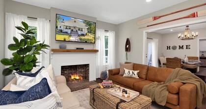 Peaceful Lake House - Sleeps 10, Games, Fishing & Near Downtown/Airport/BJCC