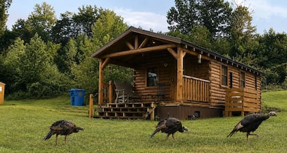 Haan Hollow – Secluded Log Cabin on 12 Private Acres in Gallipolis, Ohio