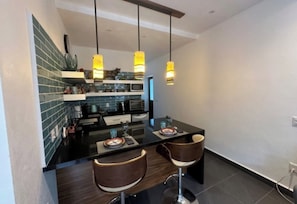 Apartament Deluxe, pati | Cuina privada