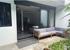 Deluxe Apartment, Patio | Terrace/patio