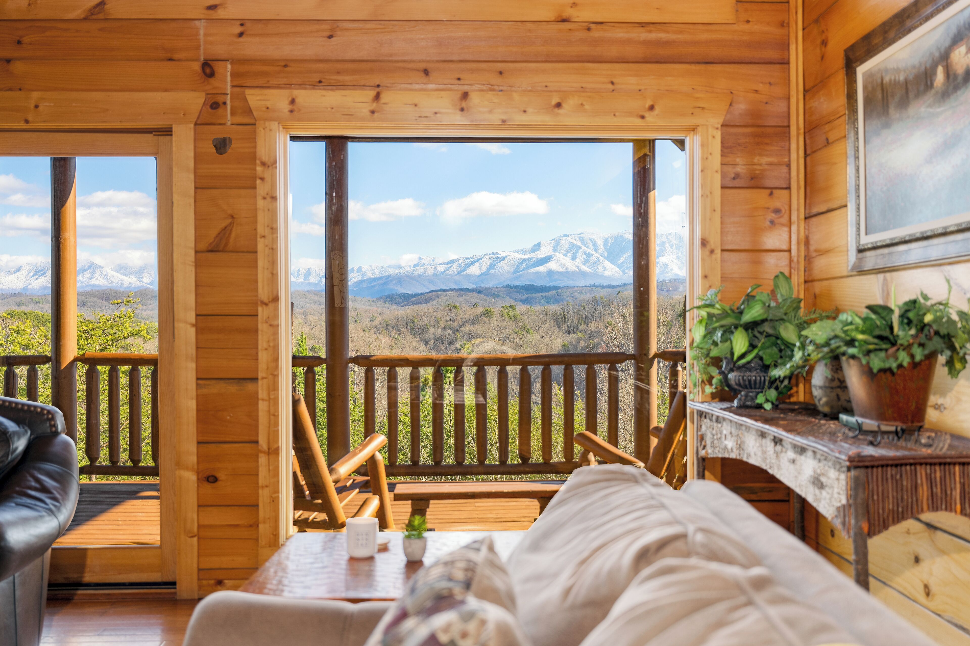 Smart TV, fireplace, video games