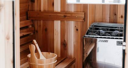 Lovely Tiny-House Cabin on Crosslake + Sauna + Bonfire + Scenic Views