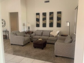 Living area - Stunning Golf Course Home!!!   November 2025 available!!! (Surprise)