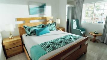 2 makuuhuonetta, vuodevaatteet