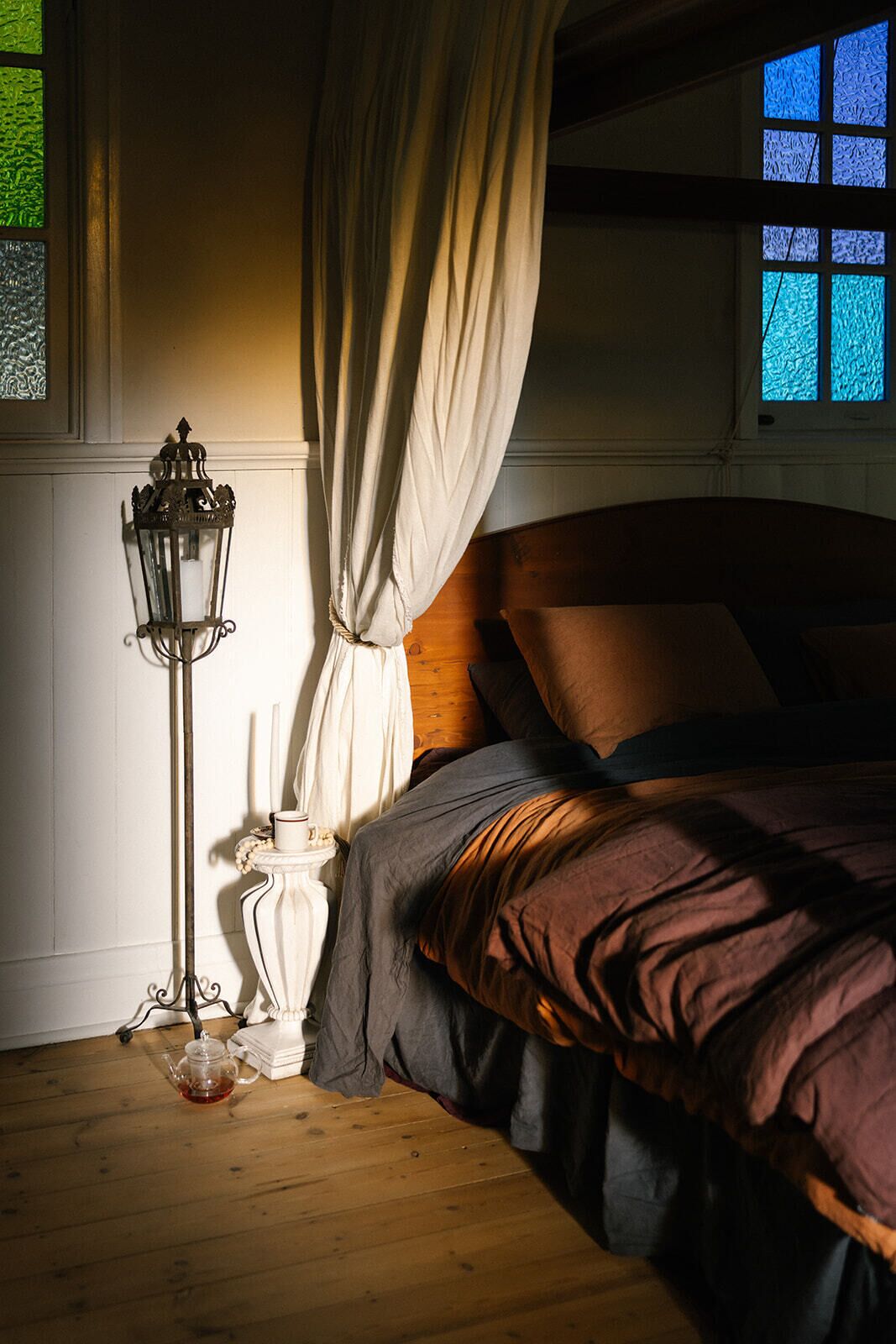 1 slaapkamer, een strijkplank/strijkijzer, beddengoed