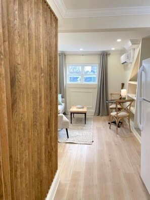 Deluxe Studio, City View | Living area - HarbourGate Condos & Studios (St. John's)