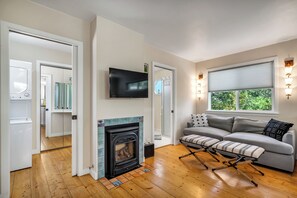 TV connectée, cheminée