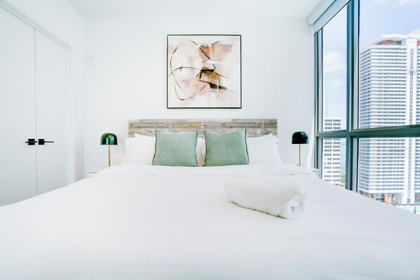 Deluxe Condo, Balcony, City View | In-room safe, desk, laptop workspace, blackout drapes