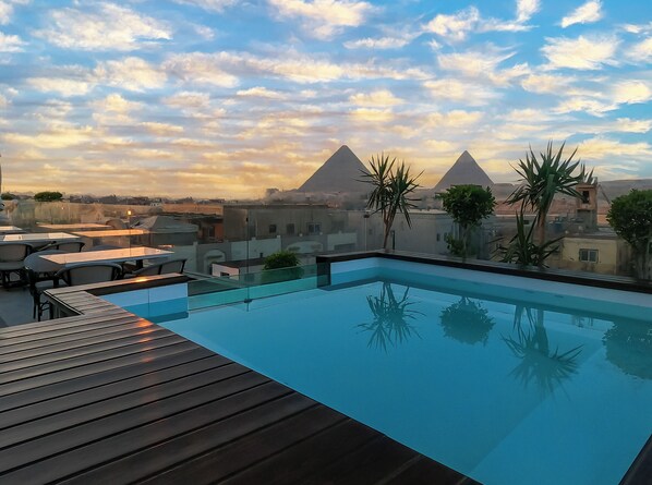 Rooftop terrace - Pyramids Gem Plaza Boutique Hotel (Giza)