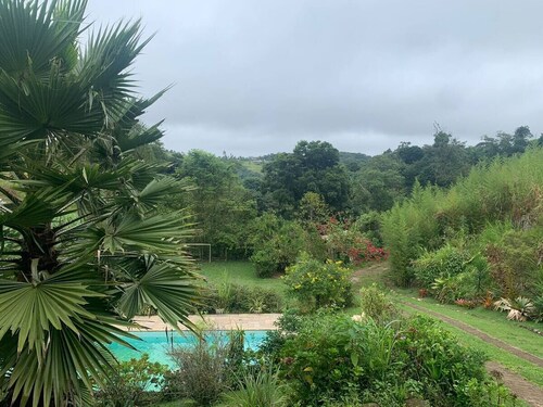 Green retreat with lake, swimming pool, barbecue and large leisure area surrounded by nature