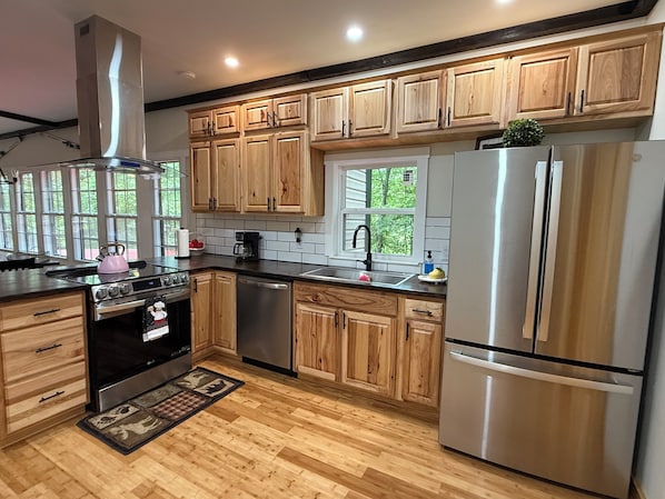 Oven, stovetop, dishwasher